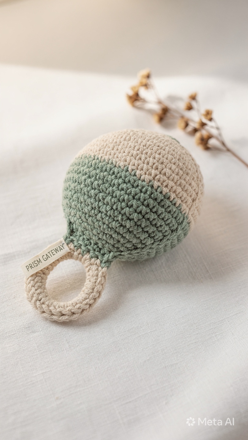 Organic Cotton Rattle